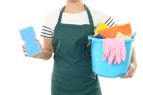 Professional after builders cleaning in a renovated room