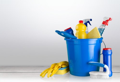 Bathroom deep cleaning during move out cleaning in