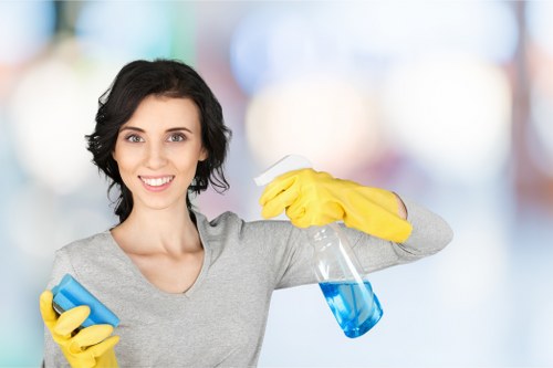 Technician cleaning different upholstery fabric types